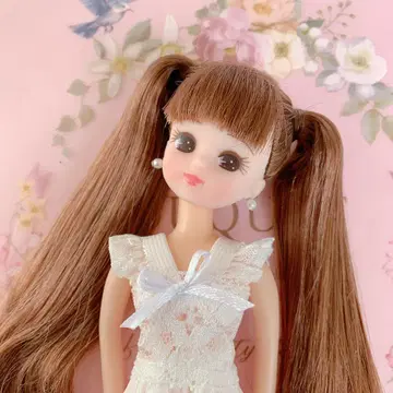 쯔인테일 리카짱 인형 메쉬 고개 기울이기 리카짱 본체 인형 본체