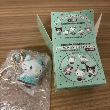 산리오 시크릿 마스코트 참 초코 민트 키티