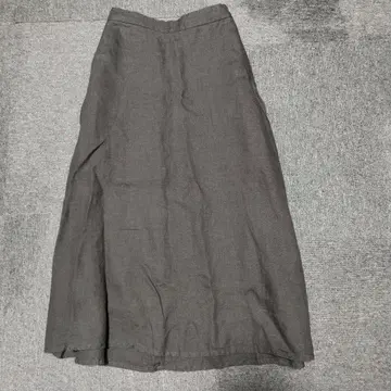 무인양품 헴프 플레어 스커트 M 브라운