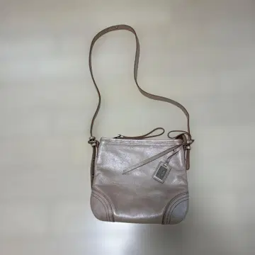 PELLE BORSA 숄더백 실버 핑크