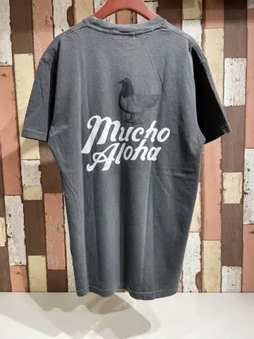 MUCHO ALOHA 티셔츠 블랙 M 사이즈 MAT-017