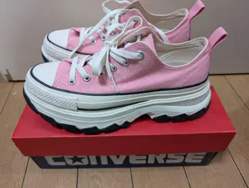 CONVERSE 핑크 통굽 스니커즈
