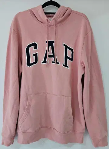 GAP 후드 부착 후드티 핑크 M