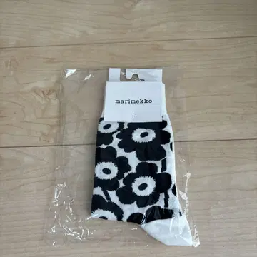 마리메코 플라워 패턴 삭스 새상품
