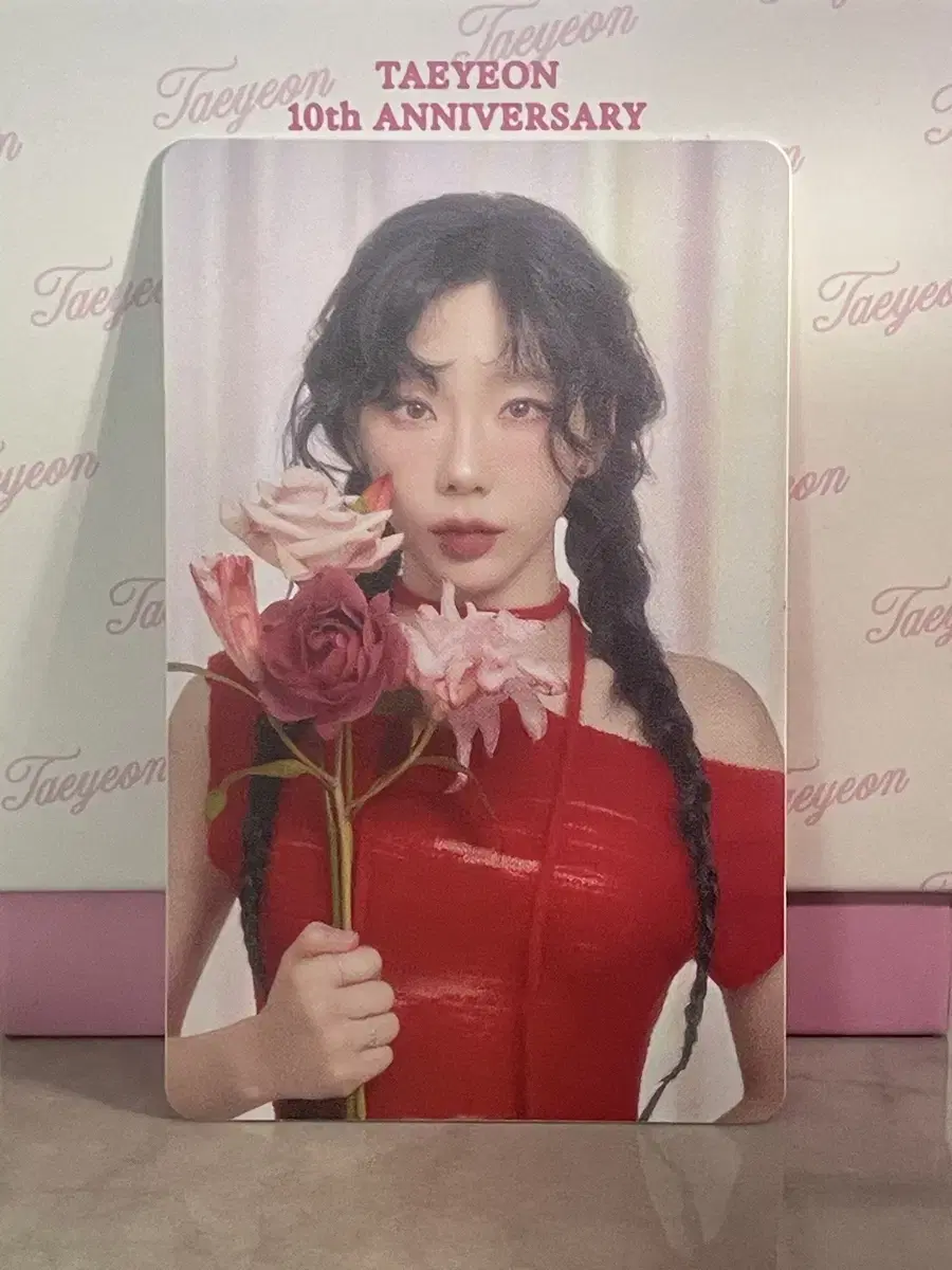 Taeyeon The Ten Japan MD Random Photocard 1 type