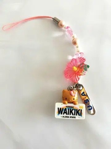 헬로키티 스트랩 하와이 와이키키