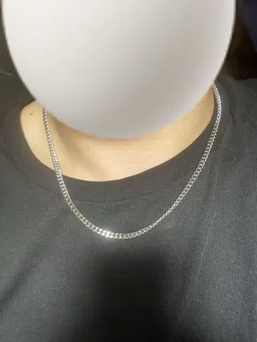 used 실버 목걸이