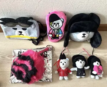 BIGBANG KRUNK 봉제 인형 마스코트 지용 g-dragon 세트
