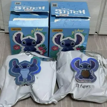 52toys 디즈니 스티치 피규어 2개 세트