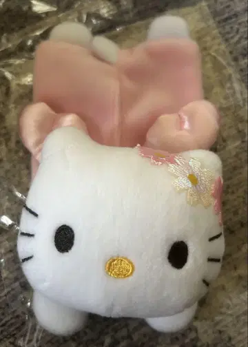 헬로키티 엔젤 키티 봉제 인형 포켓 티슈 케이스 2003