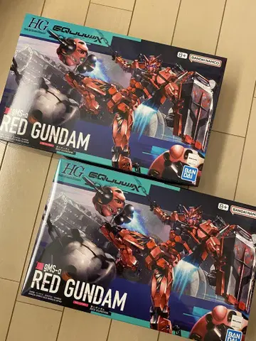 HG 빨간색 건담 GQuuuuuuX 2개 세트 RED GUNDAM