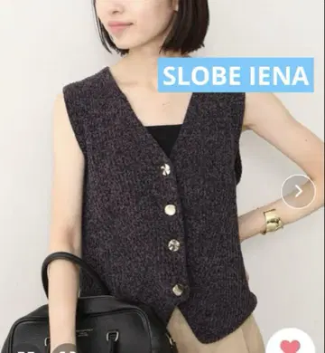 주말 가격! 선착순! SLOBE IENA 몰얀 니트 베스트 컨디션 최상