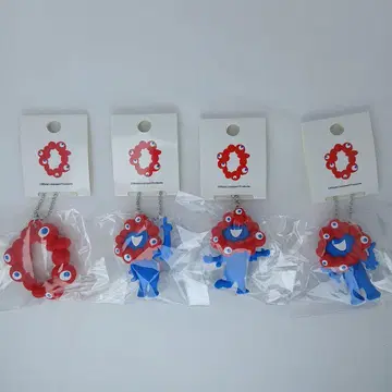 미야쿠미야쿠 PVC 마스코트 키링 4종 세트