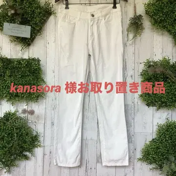 평평하게 놓은 허리 38 밑위 23