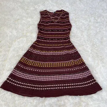 MISSONI 미쏘니 썸머 니트 원피스 패턴 이탈리아제