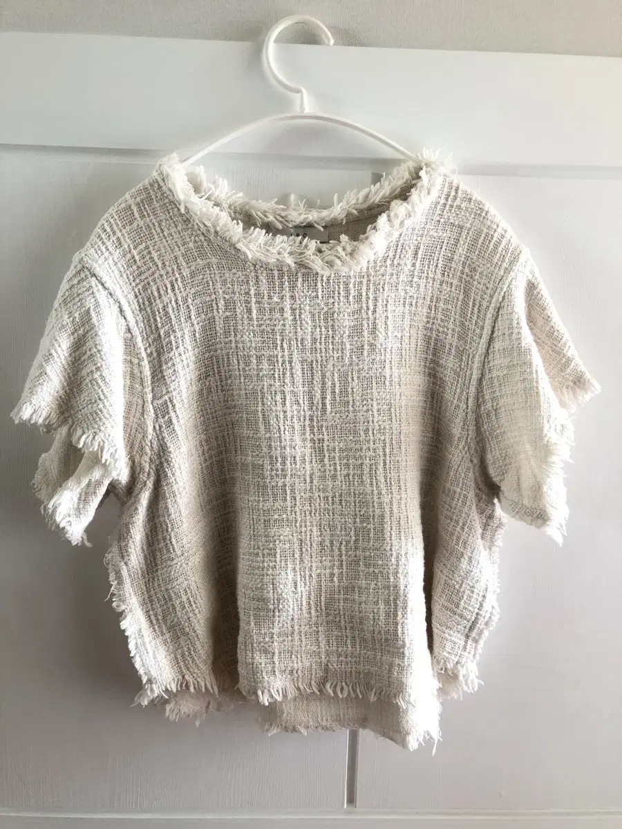 IRO Tweed Blouse in Ivory