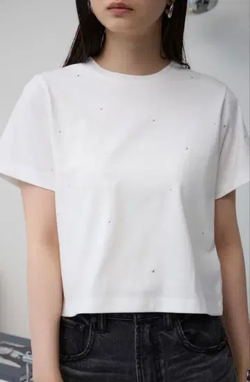 Azul by moussy 큐빅 TEE