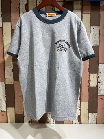 MUCHO ALOHA 티셔츠 그레이 L 사이즈 MAT-016