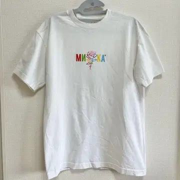 미시카 MISHKA 반팔 티셔츠 M 흰색 화이트 ADORED Tee