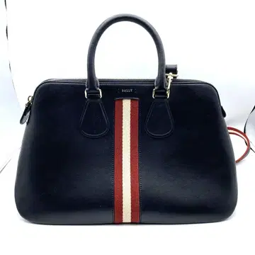 BALLY 발리 핸드백 숄더백 블랙 스트라이프