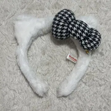 산리오 퓨로랜드 헬로키티 키티 머리띠 하운드투스 체크