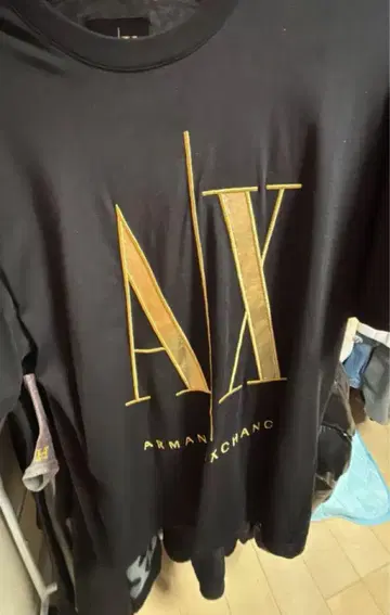 Armani Exchange 블랙 티셔츠 XS