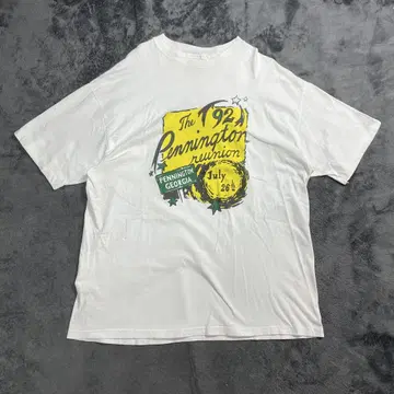 90s Hanes 티셔츠 싱글 스티치 이벤트 로고