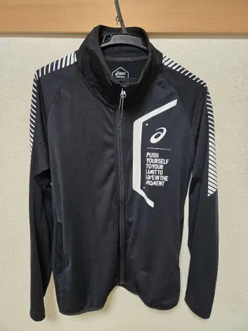 ASICS 블랙 저리 자켓 유니섹스