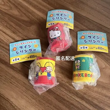 산리오 캐릭터즈 코인 실린더 키티 패티 & 지미 케로피