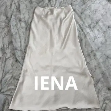 IENA 더블 새틴 스커트 36
