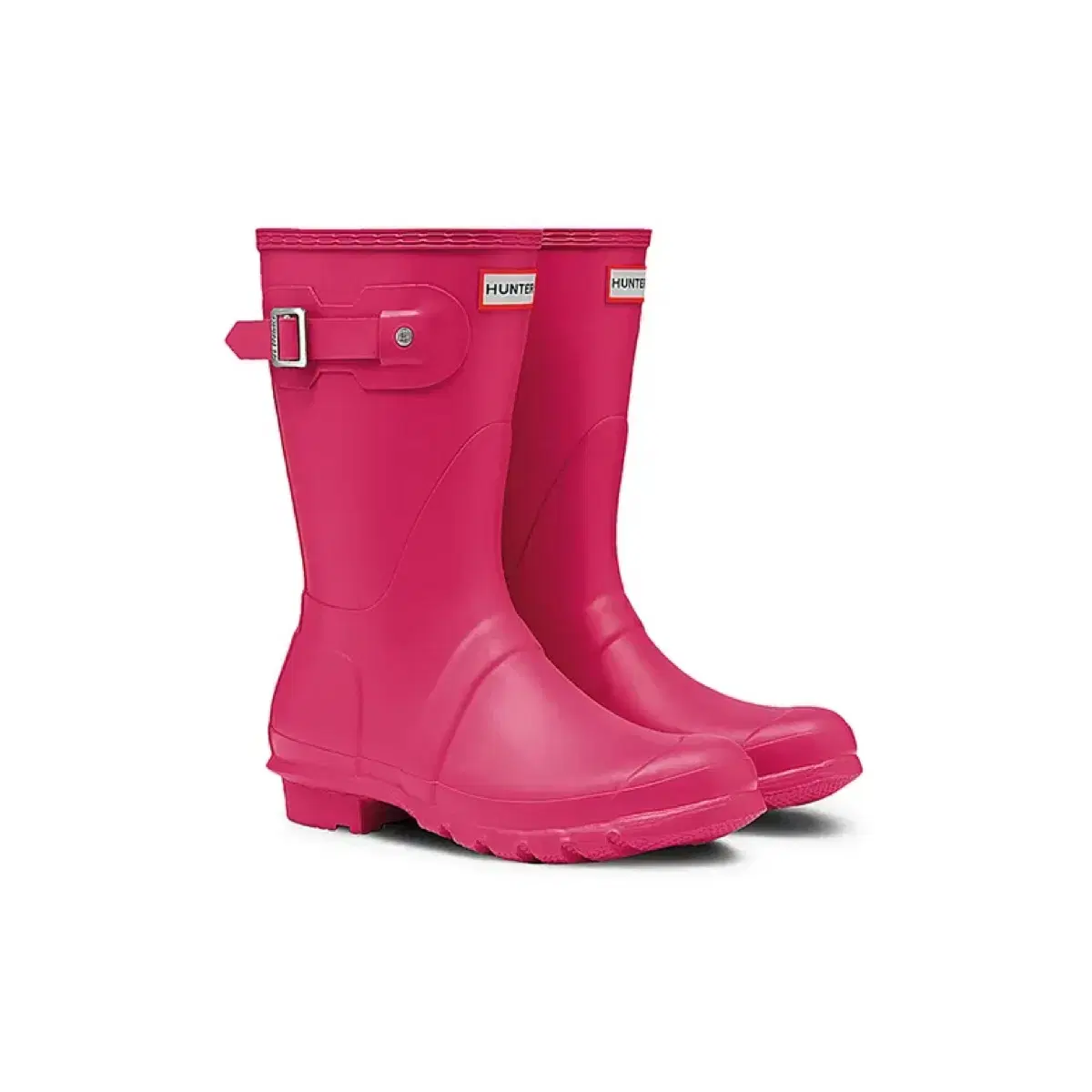 Hunter Original Short Rain Boots, Midi Boots, Pink, UK4 37