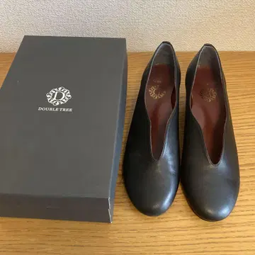 DOUBLETREE 더블트리 웨지솔 펌프스 블랙 25.0cm