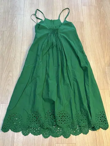 Desigual 그린 슬리브리스 원피스 XS