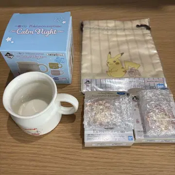 제일복권 포켓몬스터 피카츄 머그, 복조리, 액세서리 참 2개