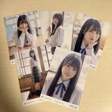 노기자카46 카키 하야카 4번째 빛 5장 세트