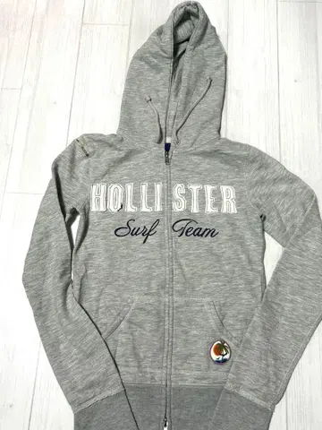홀리스터 속기모 후드티 S 사이즈 그레이 미사용 새상품