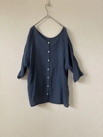 YAMMA 2way 린넨 블라우스 셔츠