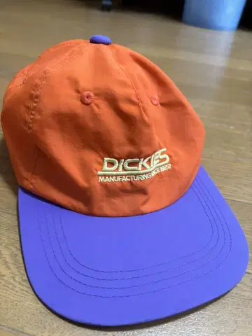 DICKIES 워크 캡 오렌지/보라색