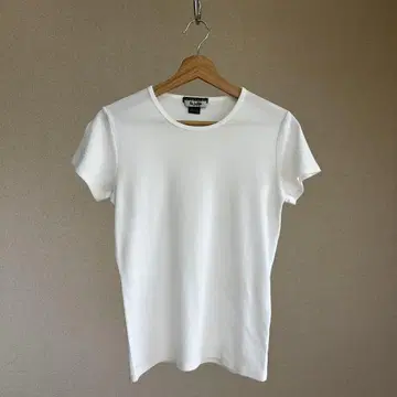 USED USA제 랄프 로렌 화이트 무지 티셔츠 피타 티 빈티지