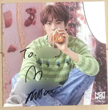 nct wish 사인 유우시 친필
