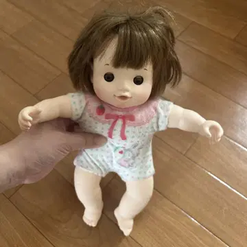 포포짱 인형 물방울 패턴 올인원