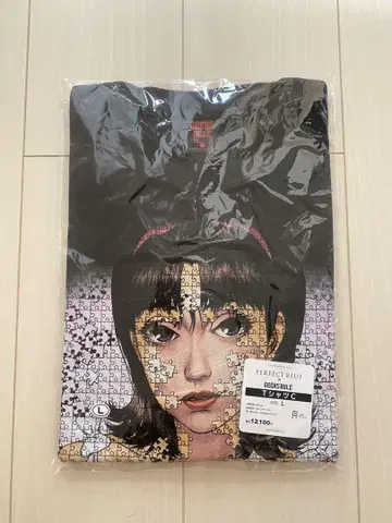 퍼펙트 블루 실크스크린 프린팅 티셔츠