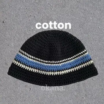 black44 크러셔 모자 비니 크로셰 모자 핸드메이드