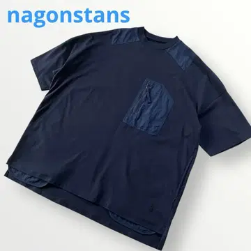 nagonstans 나곤스탠스 반팔 티셔츠 M 네이비