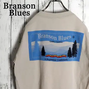 90s USA제 BransonBlues 블랑슨 백 프린트 티셔츠