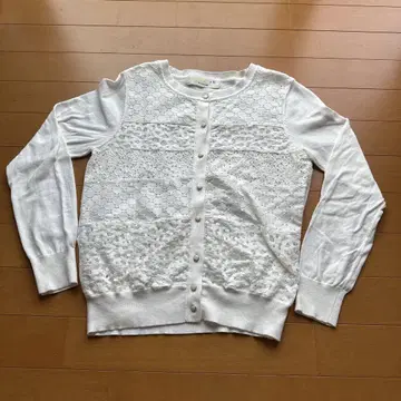 Embellir 쿠미쿄쿠 레이스 패널 가디건