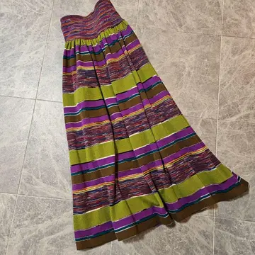 MISSONI 니트 멀티 컬러 스커트 42
