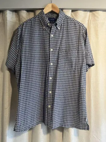 J.CREW 반팔 체크 셔츠 S 구제 의류