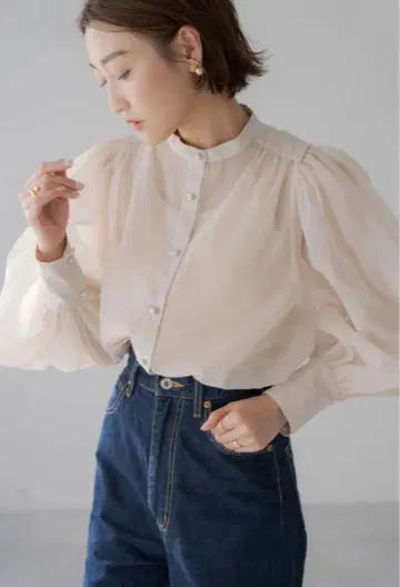 regleam 시어 블라우스 미사용
