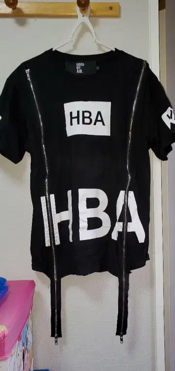 Hood By Air 블랙 티셔츠 L 사이즈